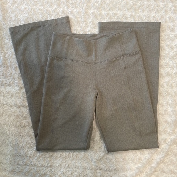 Never worn. Athleta khaki work pants. Size MT. Flare. Super soft and stretchy. - Picture 3 of 6